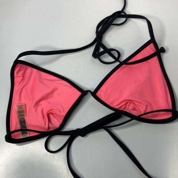 PINK Victoria’s Secret halter top tie bikini top size large (A-C) - Picture 4 of 4
